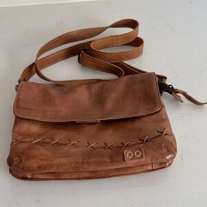 Bed Stu Tan Leather Crossbody Bag